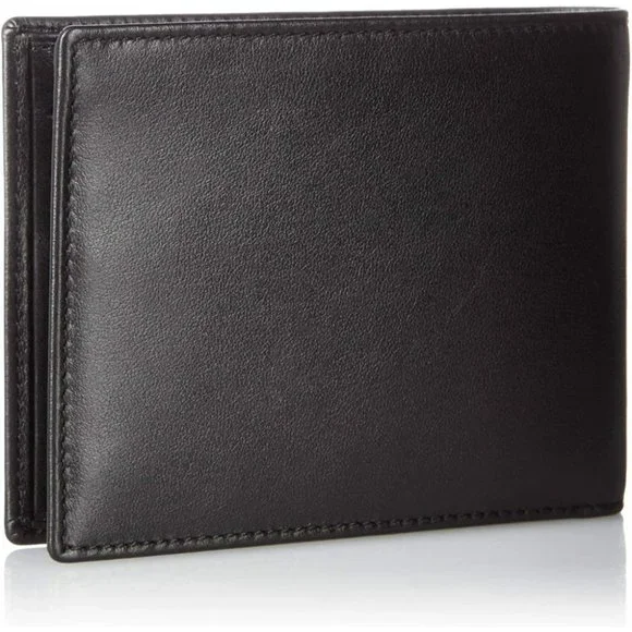 S.T. Dupont Line D Star Wars ST180250 Black Leather Men 6 CC Bifold Wallet